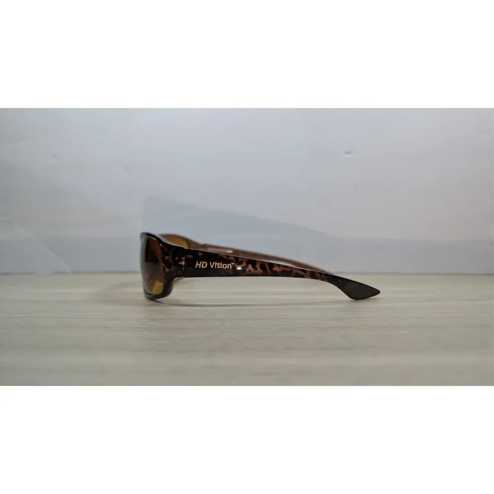 HD Vision Sunglasses Amber Lens Tortoise Frame Driving Glasses UV Protection - Picture 3 of 3
